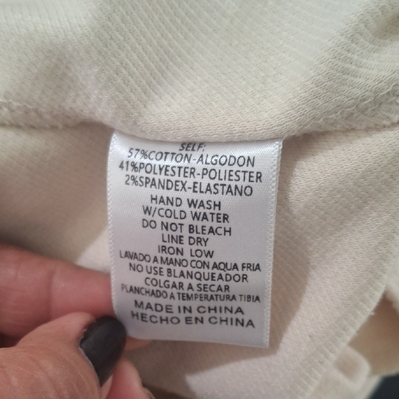 Neutal Ground Wome's Elegant Cream Wide Leg Pants Size M - Picture 10 of 10